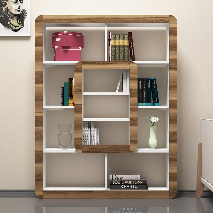 Hanah Home Orkide - Blanco, Nogal